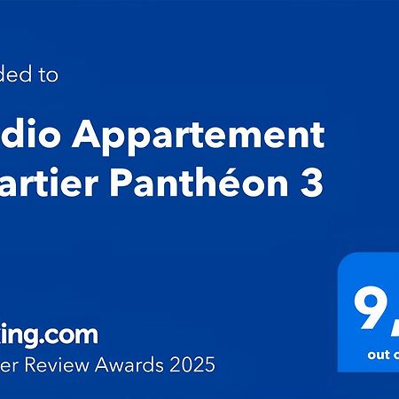 Studio Appartement Quartier Pantheon 3 Free Netflix Paris Eksteriør bilde